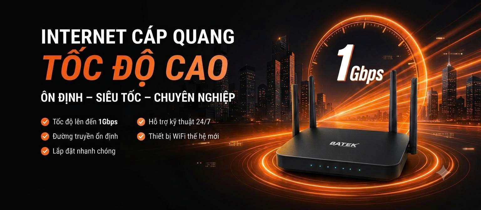 Internet cáp quang