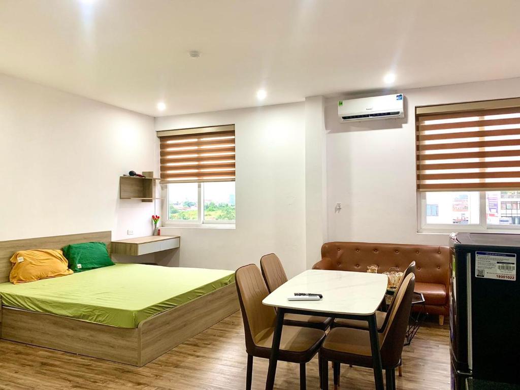 Không gian phòng được lắp đặt giải pháp công nghệ